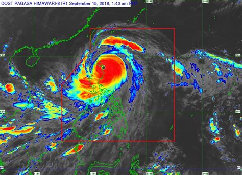 Update: Typhoon Ompong (Mangkhut) as of 18 September 2018, 2:00 P.